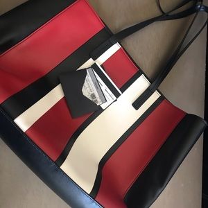 Prada Baiadera Soft Calf Calfskin Leather Tote